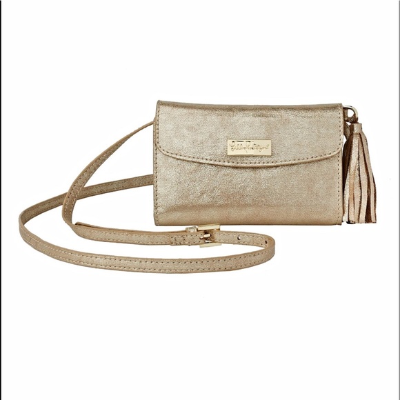 Lilly Pulitzer Handbags - #13   Lilly Pulitzer Bahama Crossbody Bag - GOLD